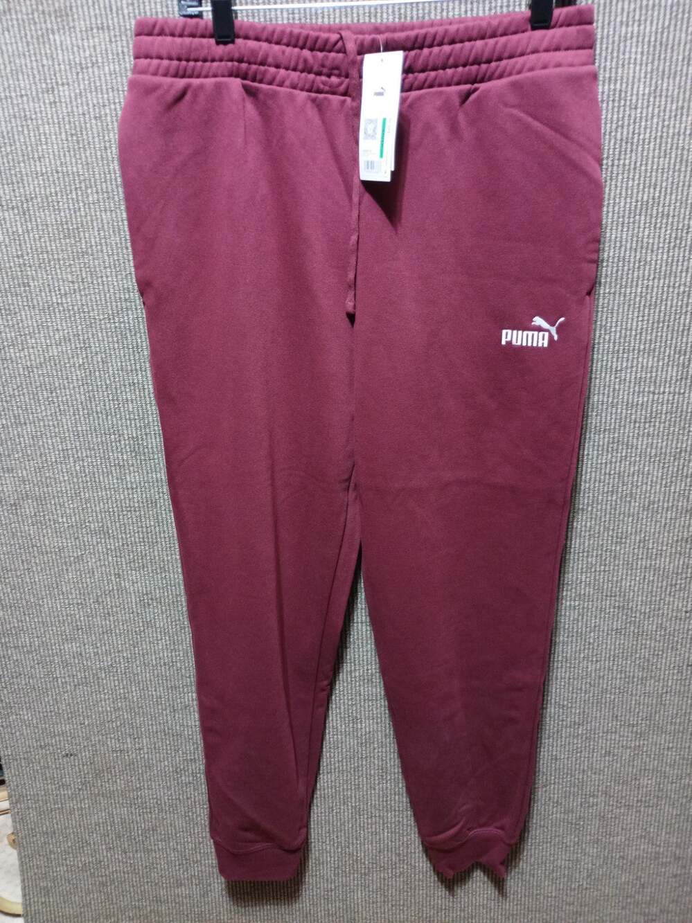 Puma Sweatpants Large Ruby Shimmer Nwt $50
